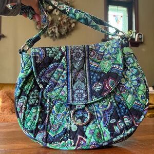 Vintage Vera Bradley Blue Rhapsody Bag & Wallet